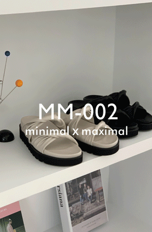 MMMMMM-002 셔링 플랫폼샌들