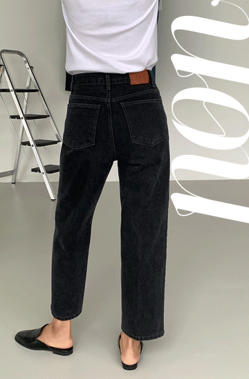 &#039;NON&#039; cheese jean(ver.오리지널핏/WASHED-BLACK)[size:S,M,L,XL/크롭,롱]