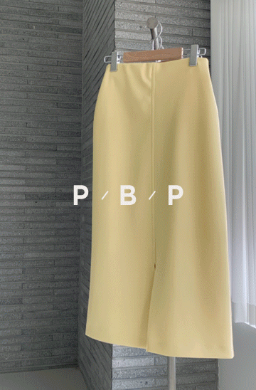 PBP NEW텐션라인✨텐션 슬릿 양면스커트 (속밴딩)[size:FREE,L]